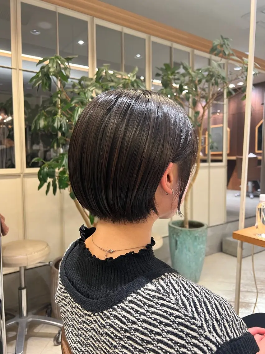 ショート ボブ ショートヘア 似合わせカット /宮本セナのヘアスタイル