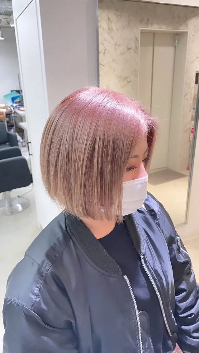 ショート カット ヘアカラー トリートメント ヘアセット 🎗副店長/井上 竜 ブリーチ指名No.1のヘアスタイル