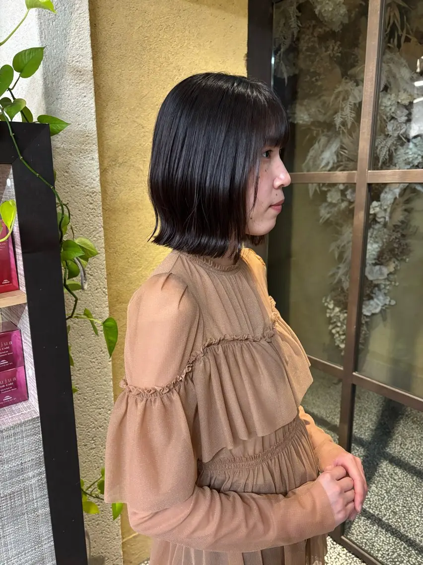 ショート ボブ カット zerohair むらなかあやね🐰ᩚのヘアスタイル