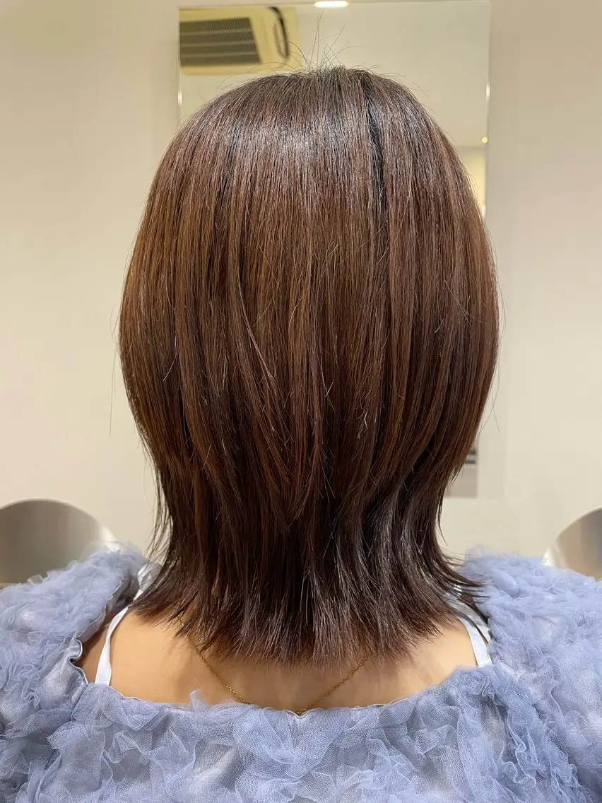 ミディアム ガレリアエレガンテ緑 杉浦のヘアスタイル
