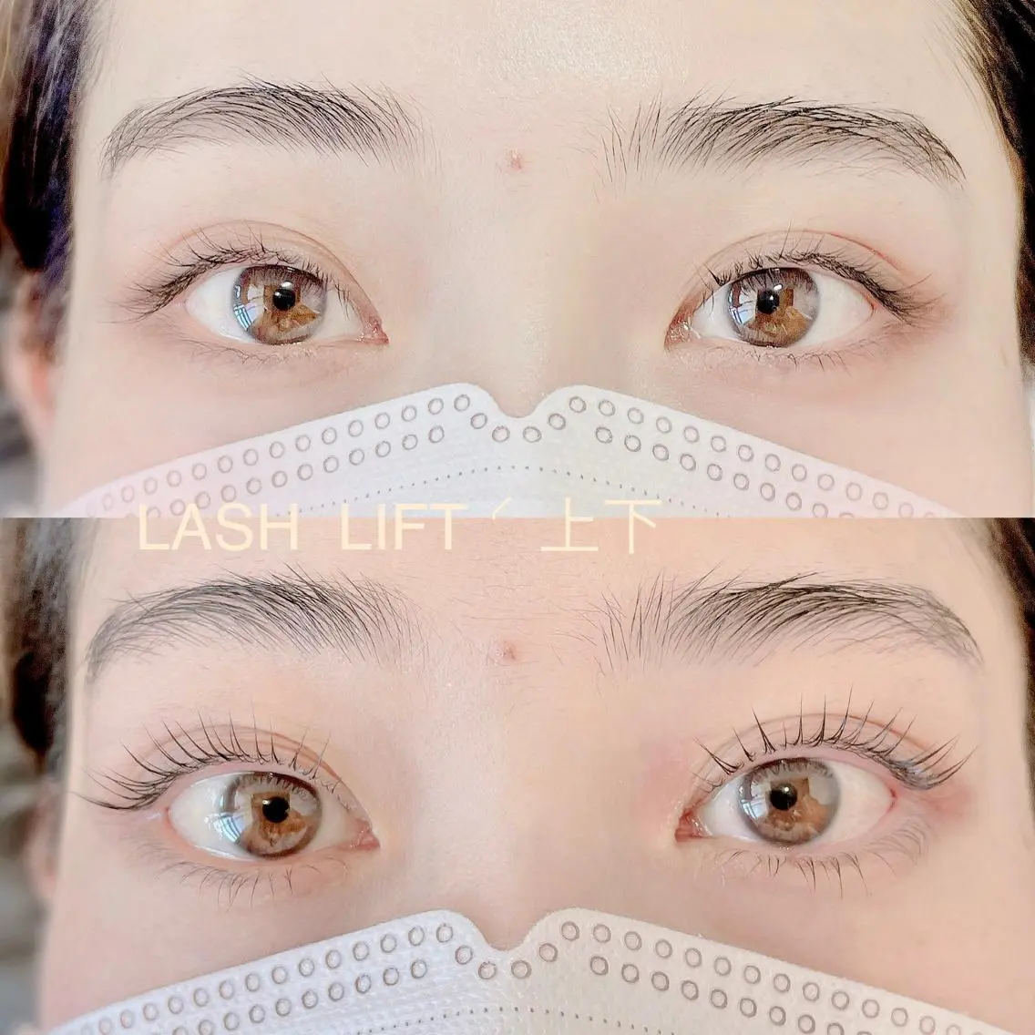 L３リフト・（上下）次世代パーマeyeシート・eyeシャンプー・高濃度美容液コーティング剤仕上げの写真