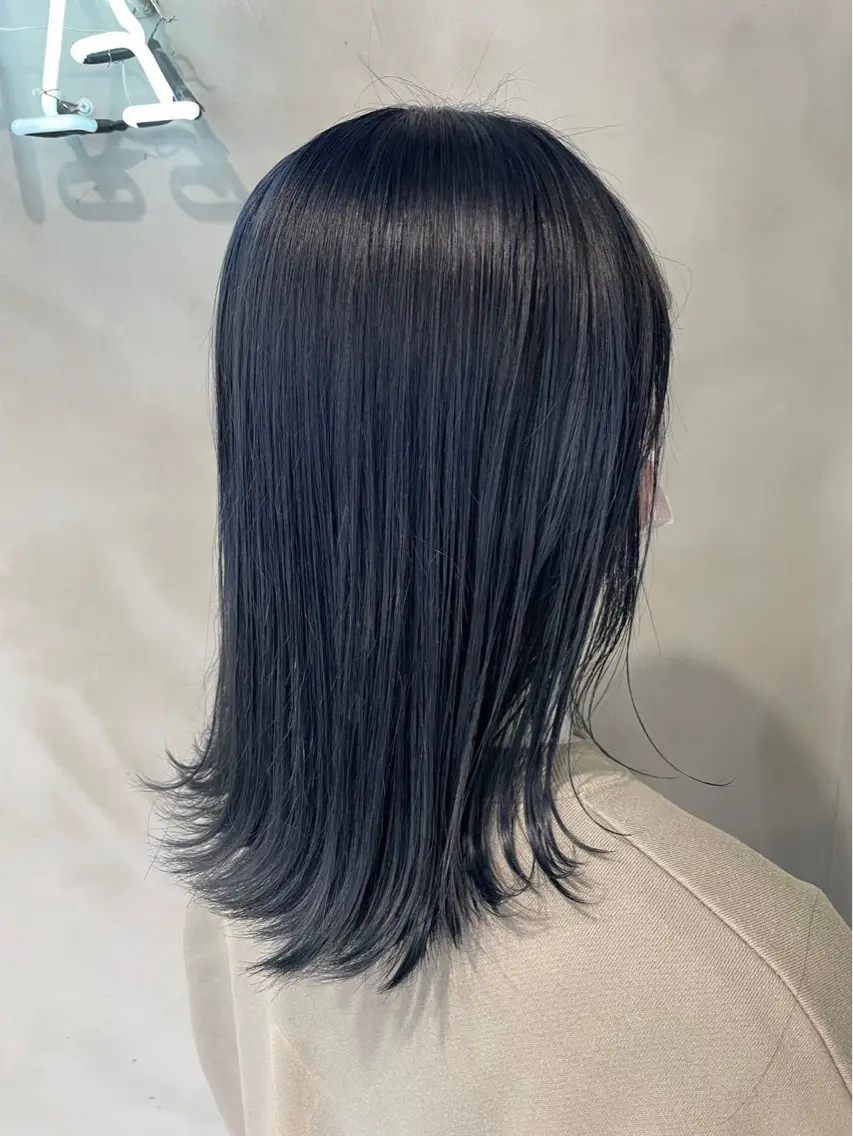 ミディアム ヘアカラー 🌺柔らか透明感 カラー🌊MAMIのヘアスタイル