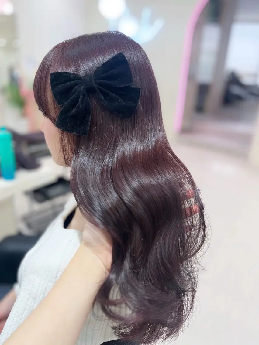 カラー ヘアカラー トリートメント ベージュ・ラベンダー カラー🎀りりのヘアスタイル