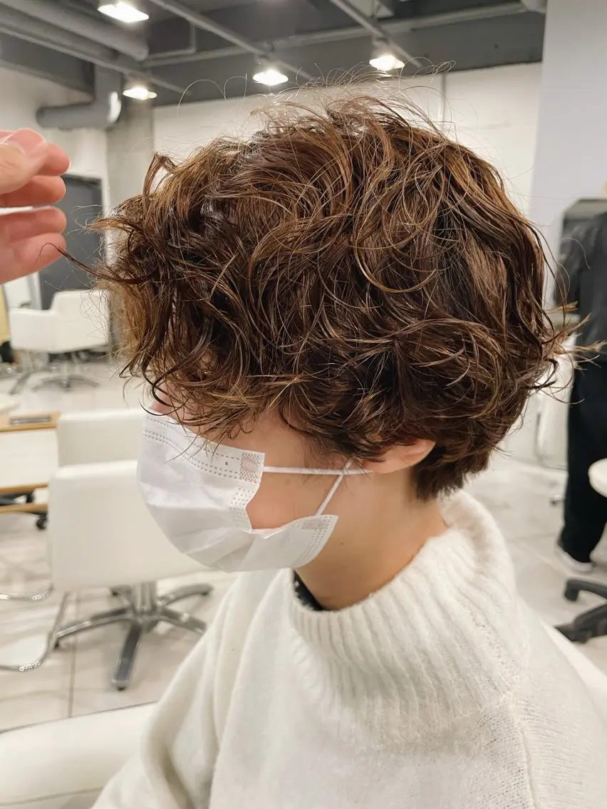 ショート パーマ 前田ジュン /ショート/似合わせのヘアスタイル