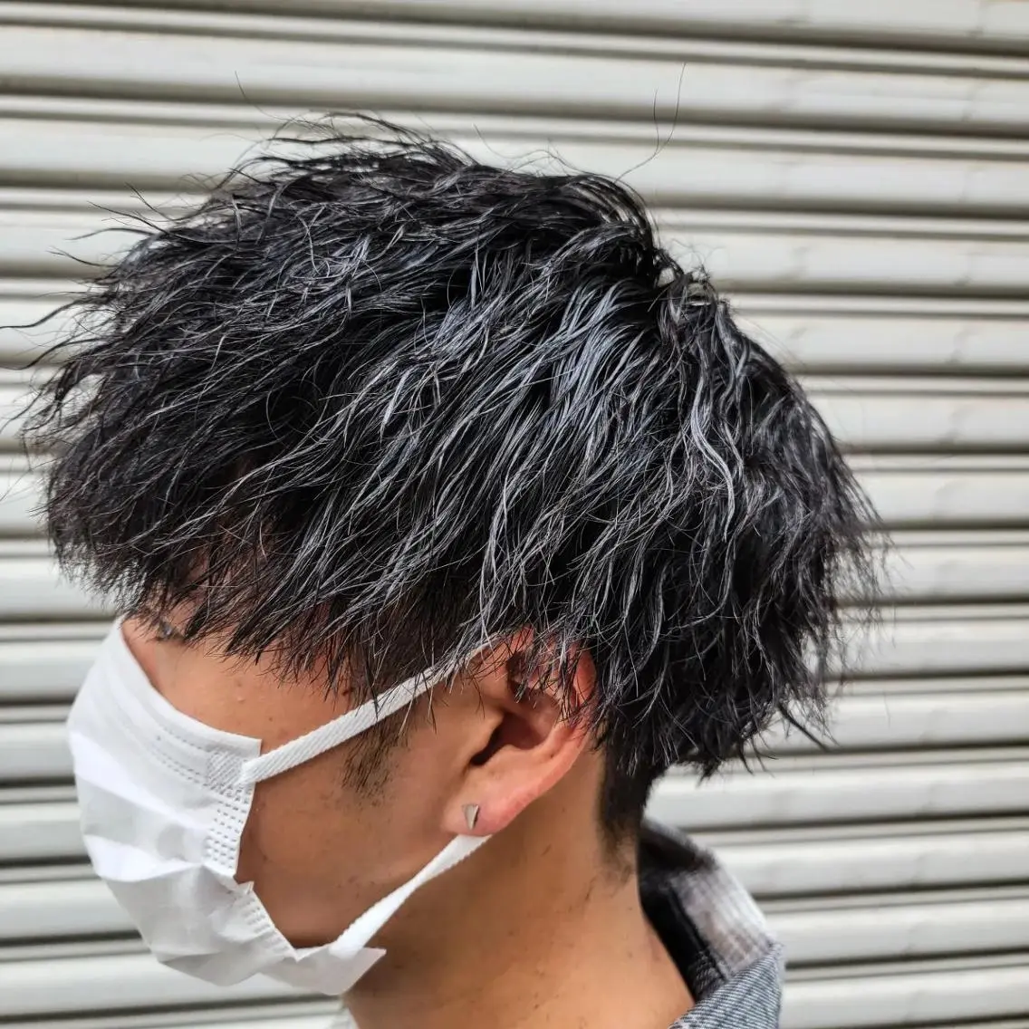 メンズ メンズパーマ メンズツイストパーマ 波巻きパーマ ツイストパーマ 特殊パーマ 片山恭兵のヘアスタイル