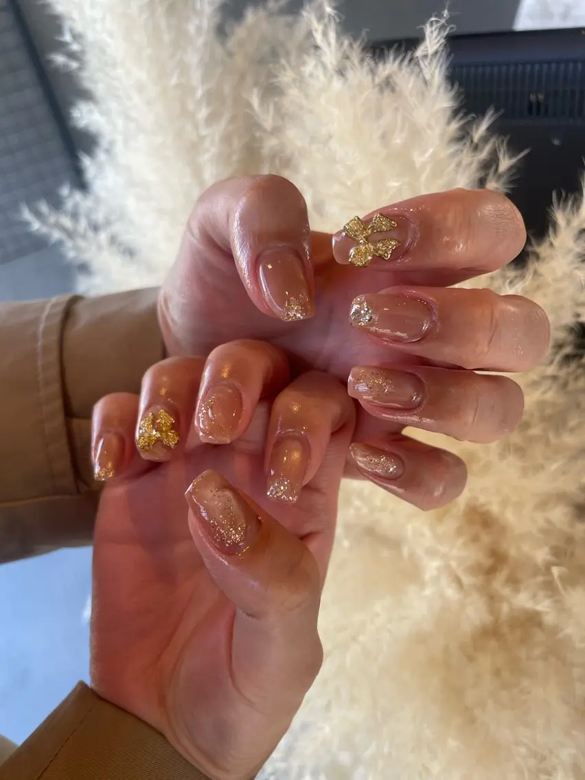 ネイル ハンドネイル 甲斐市自宅サロン 🧸prunelleのネイルデザイン