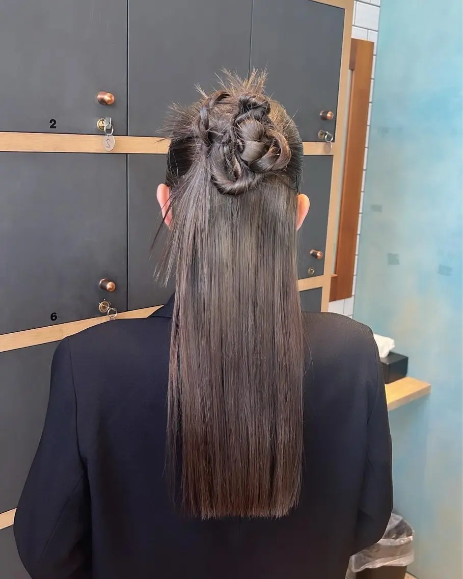 ロング ヘアアレンジ ヘアセット 🫧Ai/ ロロネー森ノ宮💖のヘアスタイル