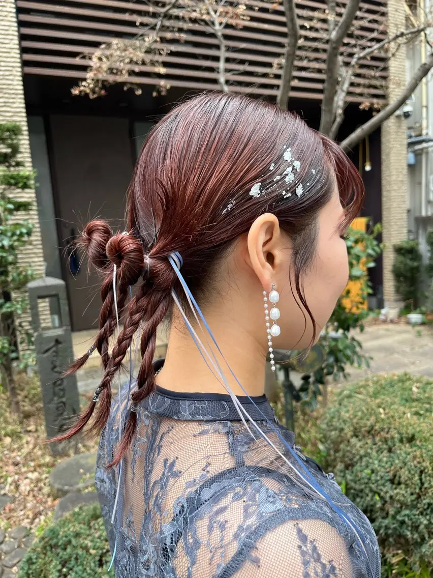 セミロング ヘアアレンジ 垢抜けhair / 似合わせ診断🌞スズのその他イメージ