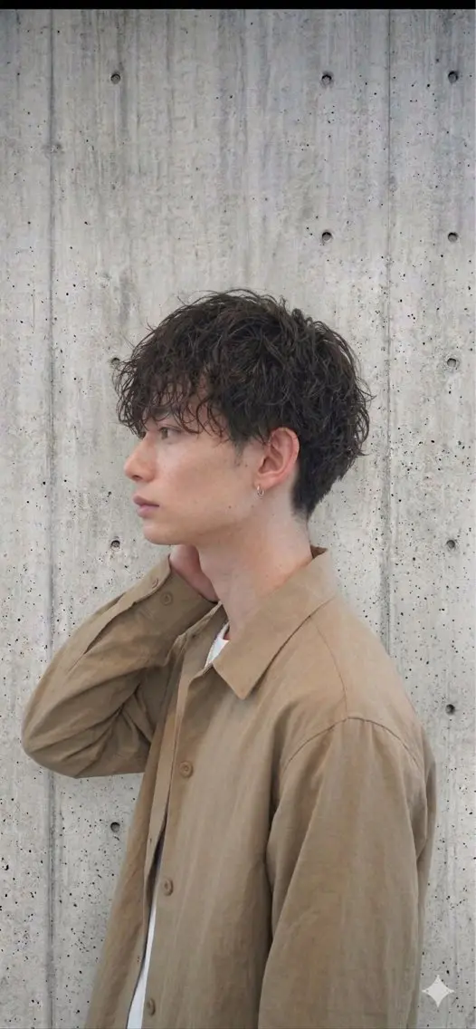メンズカット💇+🤫シャドウパーマ🤫の写真
