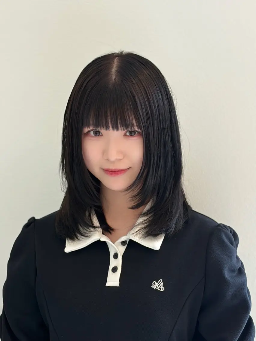 ミディアム ミディアムレイヤー レイヤーカット カット トリートメント レイヤー/髪質改善 aobaのヘアスタイル