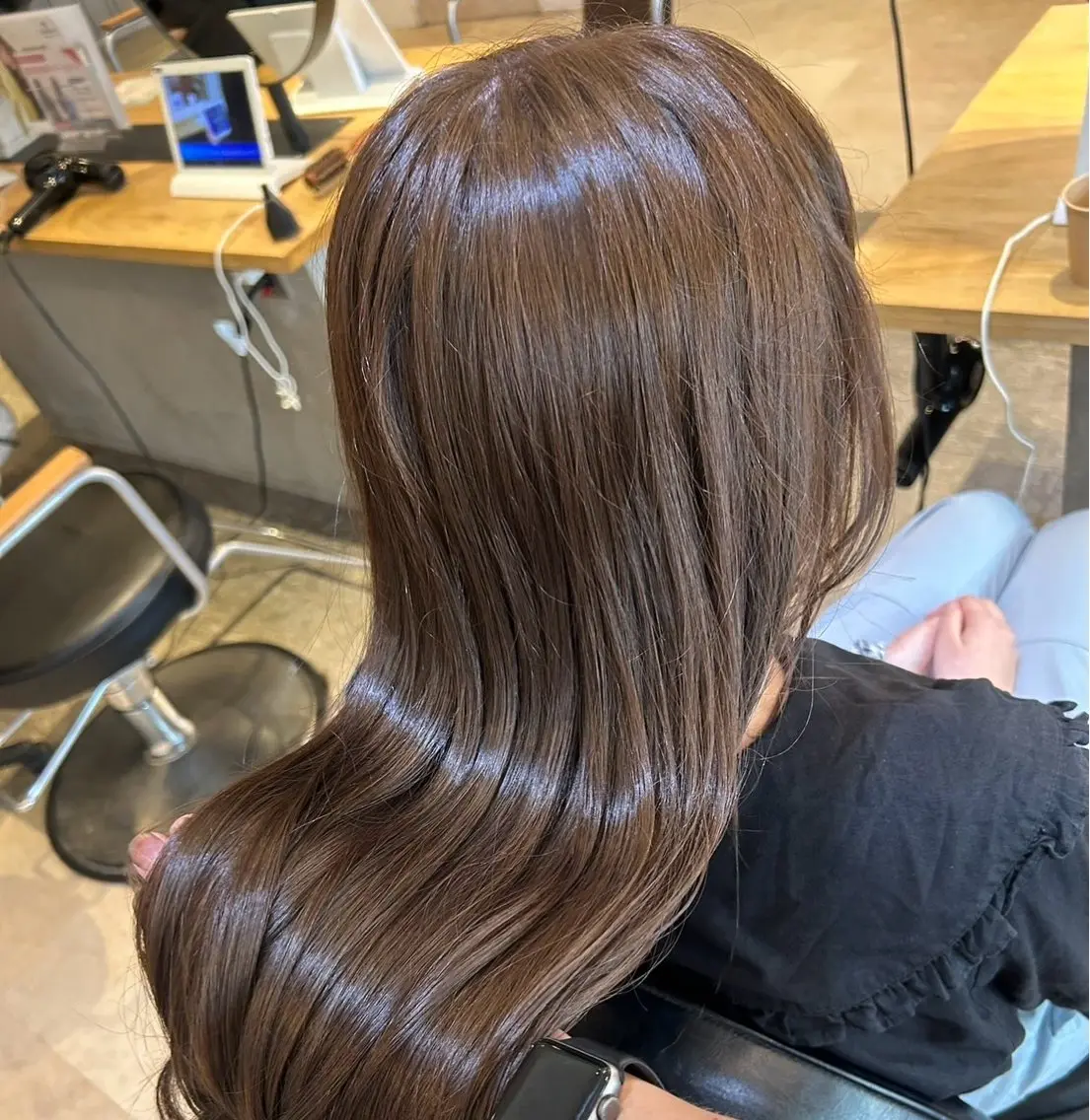 🤍🎀【透明感UP】オリーブカラー🎀🤍の写真