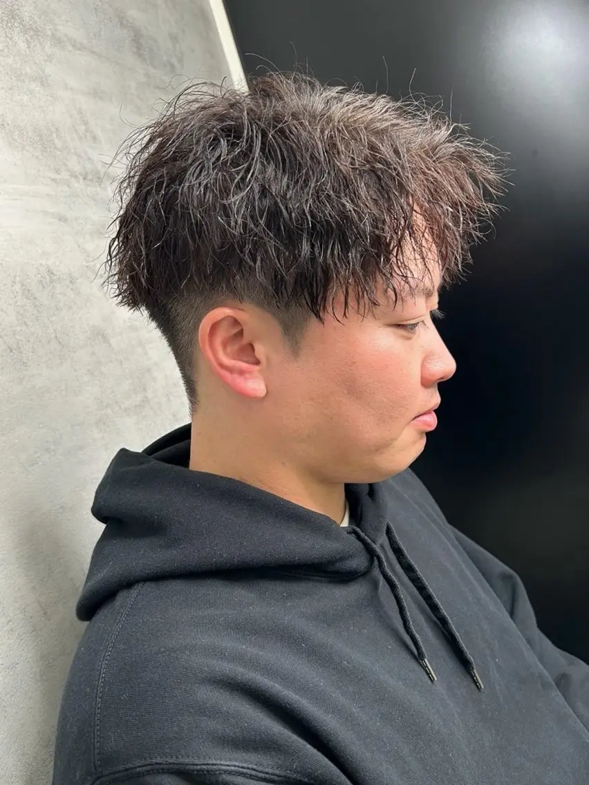 パーマ メンズ 静岡 / 毛流れ特化 /下居真大のヘアスタイル