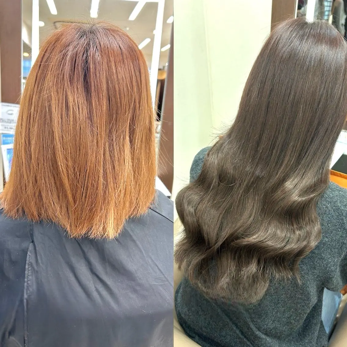 ヘアカラー エクステ ヘアメ🎀ハイトーン 🩵エクステ🪄しほのヘアスタイル