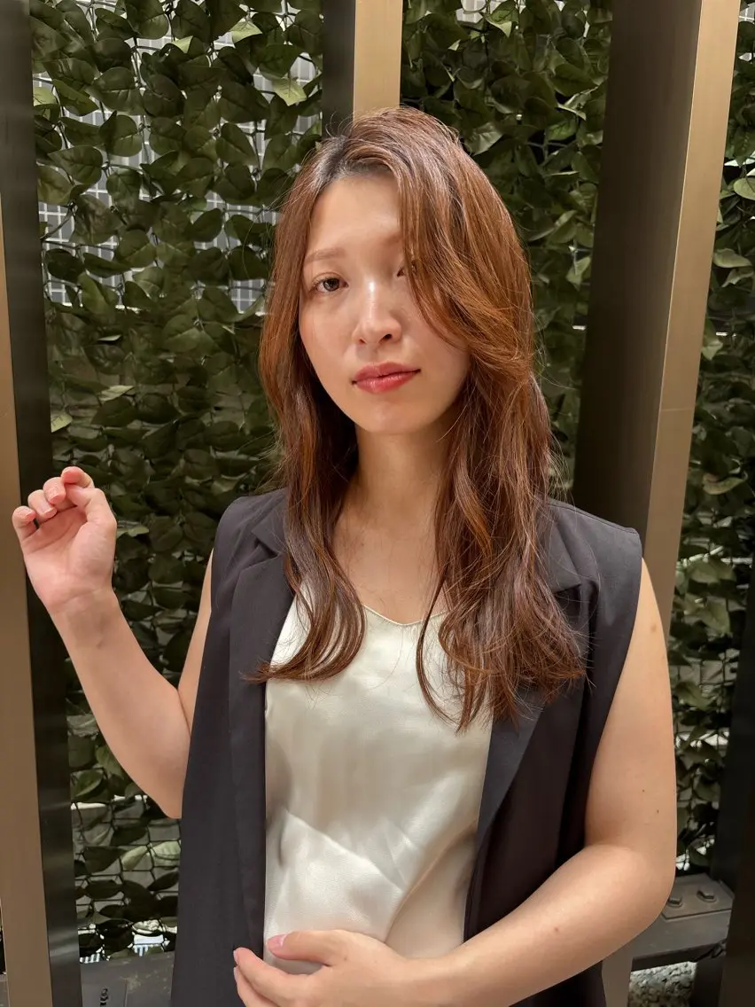 ロング カット パーマ 💎THE ECT 💎Yu-ka🪄✨のヘアスタイル
