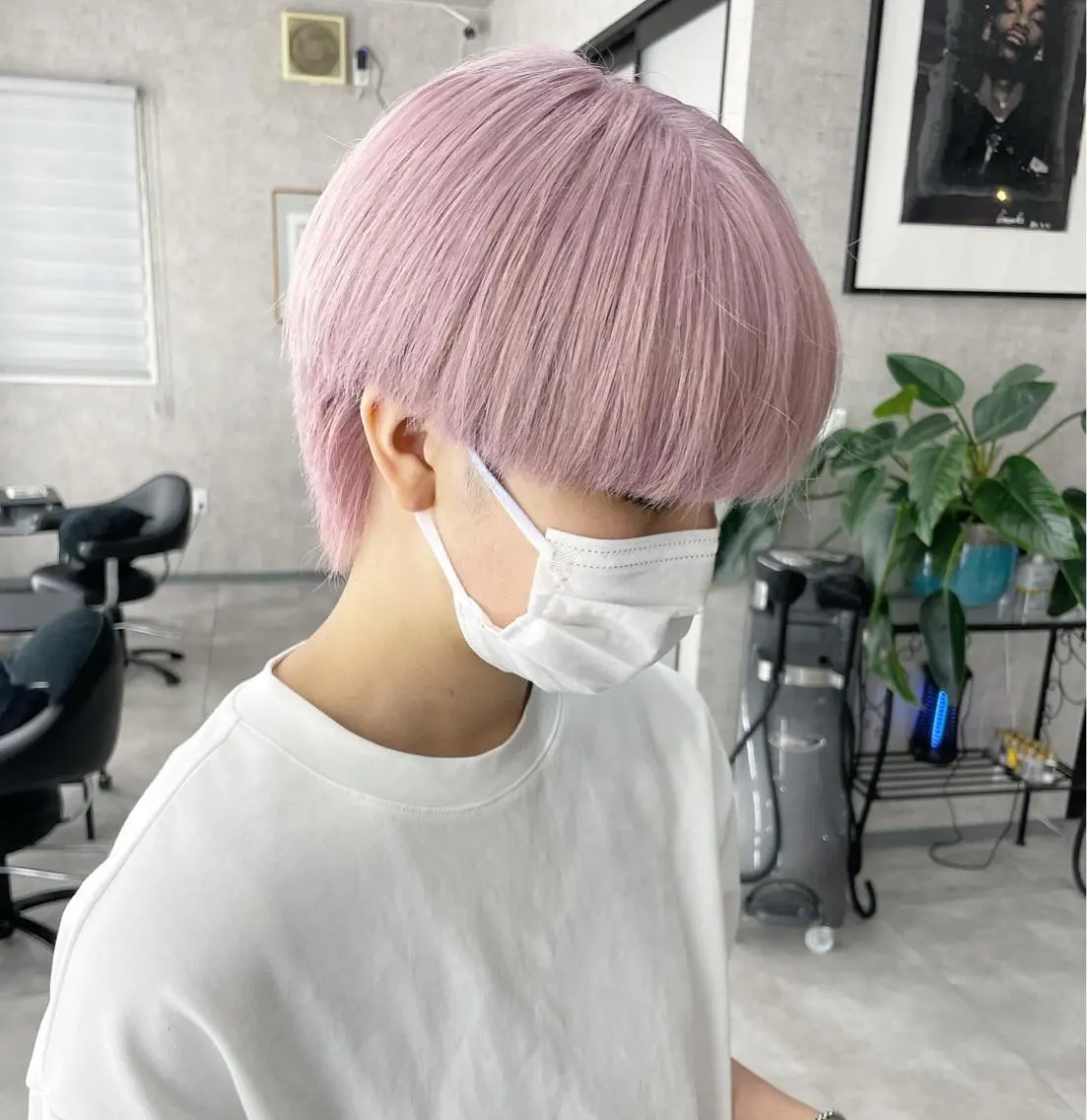 ショート ヘアカラー 佐藤 香太のヘアスタイル