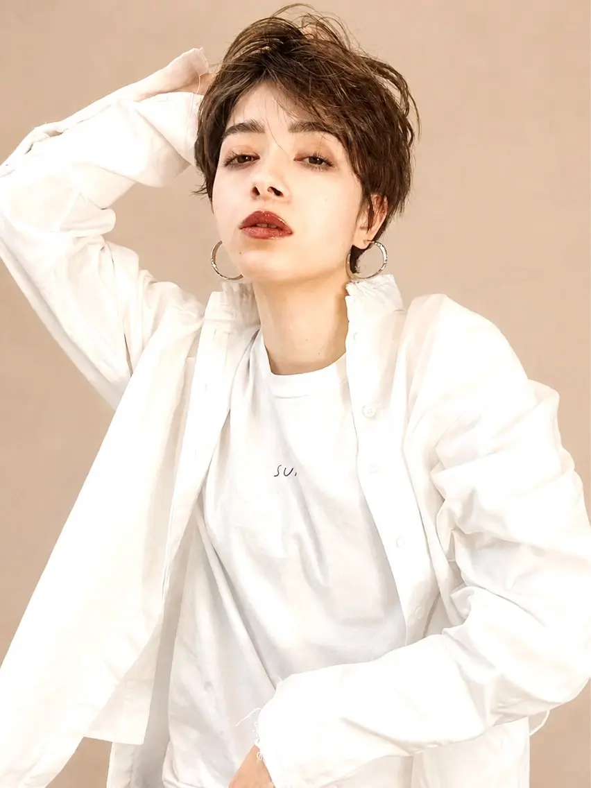 ショート 堀口 由美のヘアスタイル