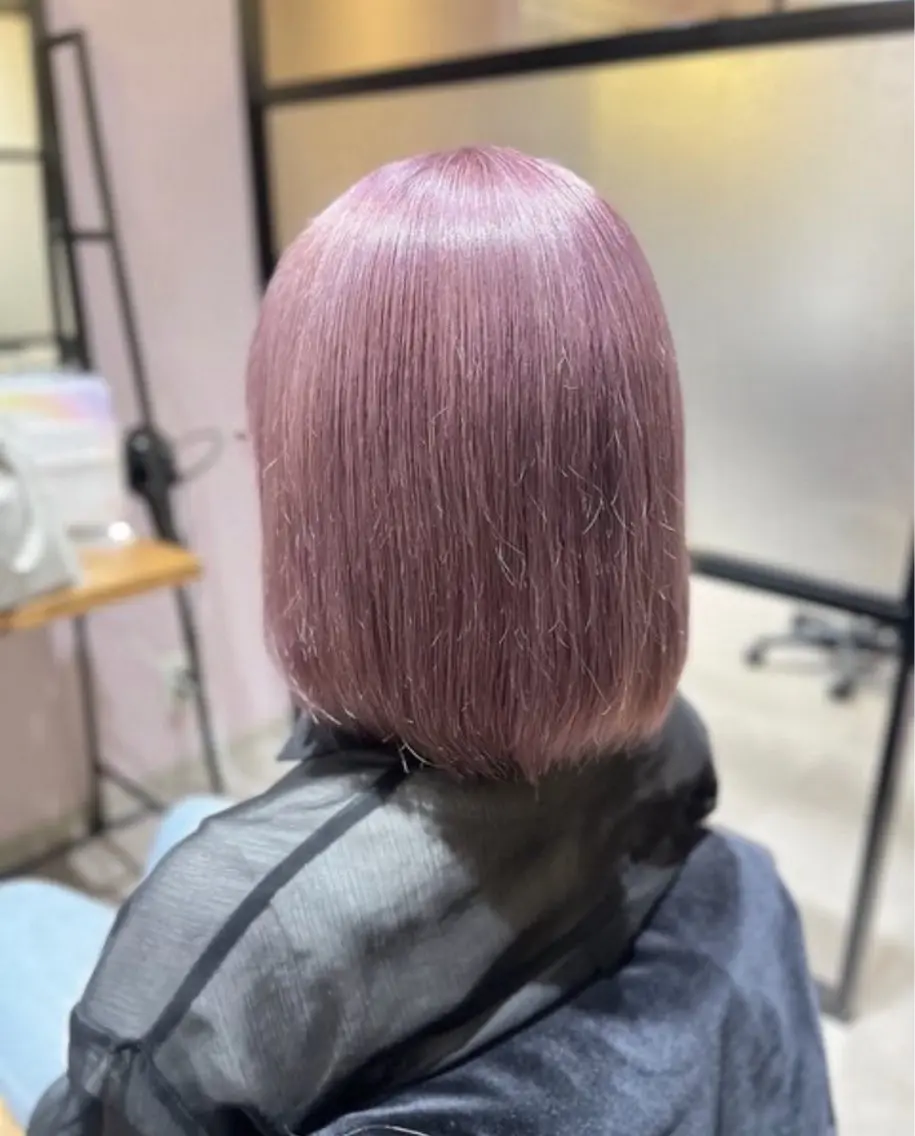 カラー ヘアカラー 梶 瑞希のヘアスタイル