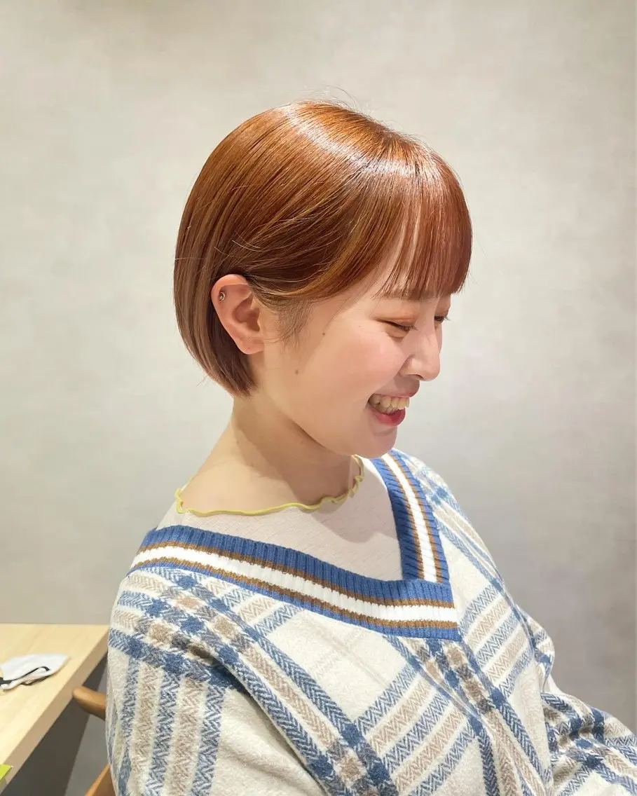 ショート ショートボブ ボブ ショートヘア 吉野 琴音のヘアスタイル