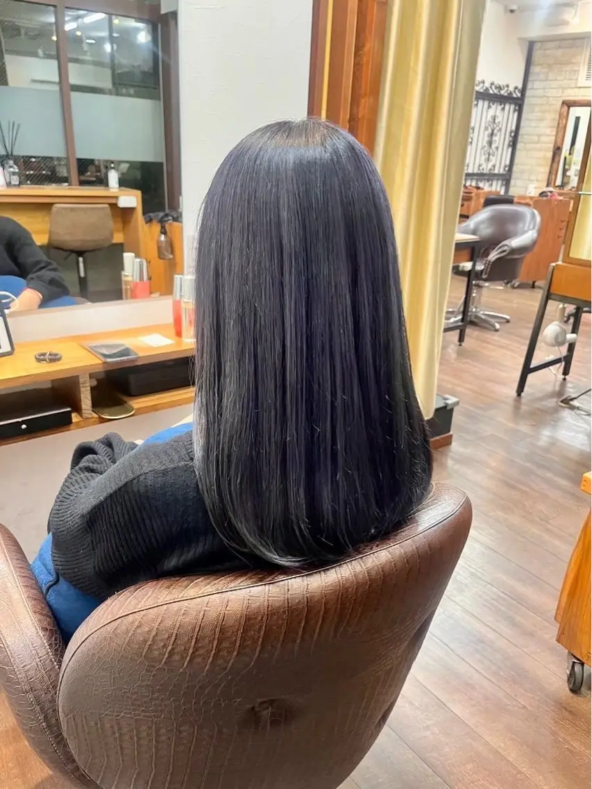 ロング ヘアカラー トリートメント みいな カラーモデル募集中!のヘアスタイル