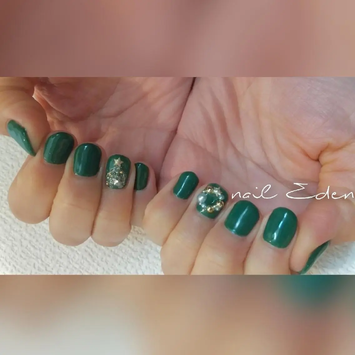 ネイル 冬ネイル クリスマス Eden ♾️のネイルデザイン