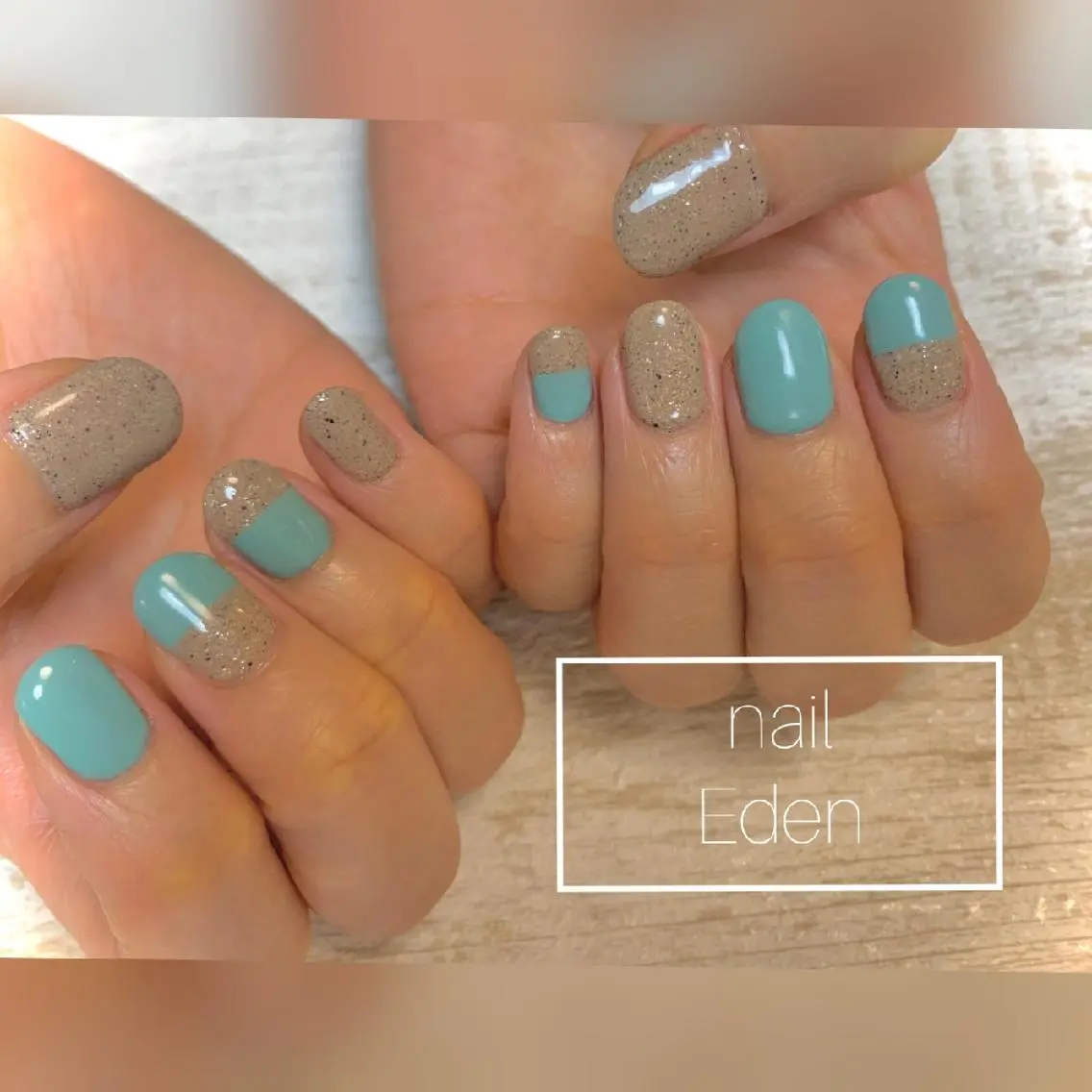 ネイル 持ち込み ワンカラーネイル Eden ♾️のネイルデザイン