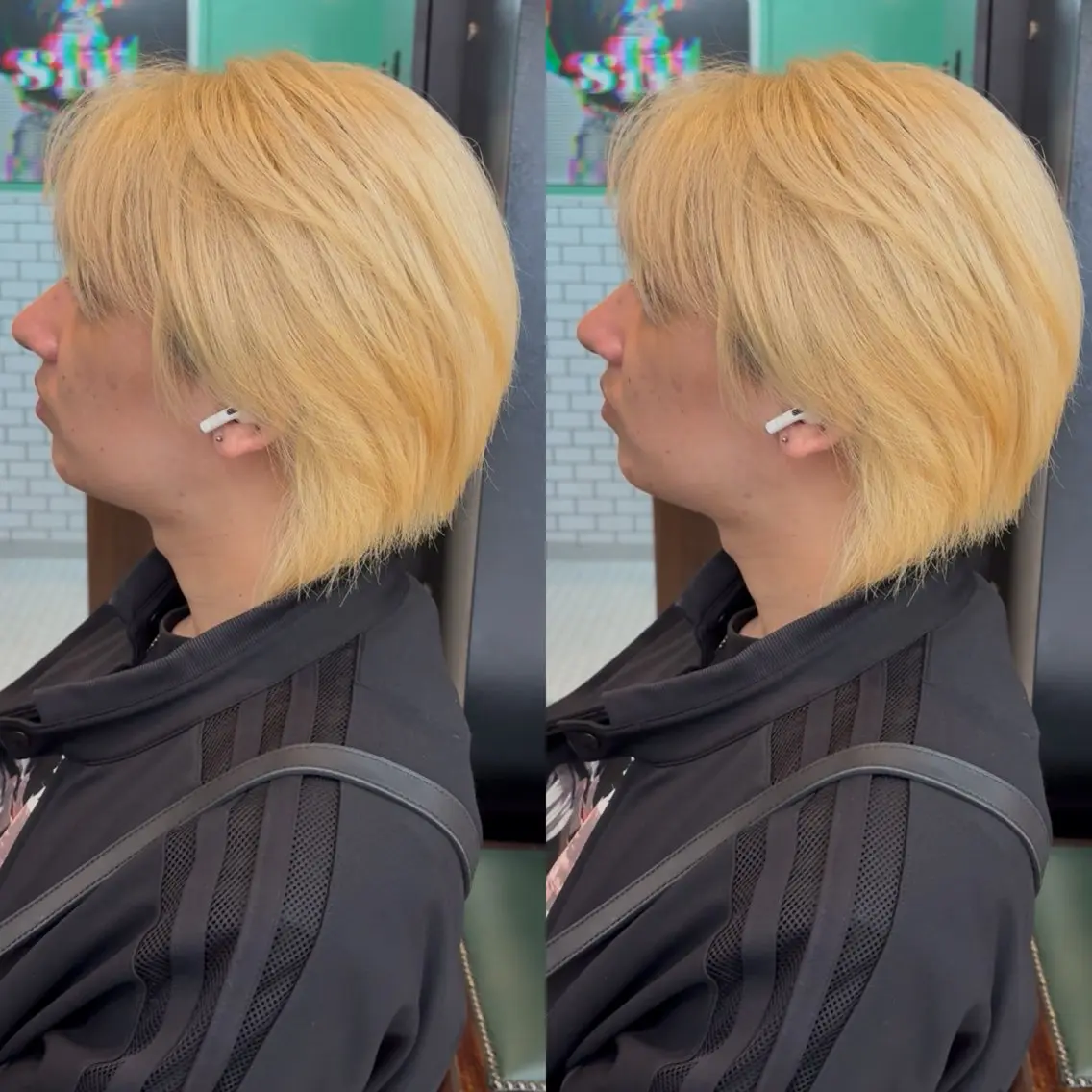 カラー メンズ メンズブリーチ ブリーチ ブロンド ヘアカラー トリートメント なんば、心斎橋🍓 ハイトーンnicoのヘアスタイル