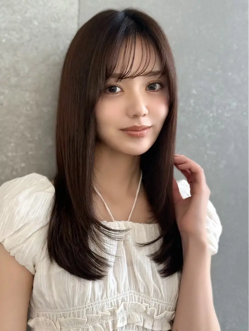 ロング くせ毛 ハイレイヤー レイヤーカット ローレイヤー 無料カットモデル募集 🍀KOSEI🍀のヘアスタイル