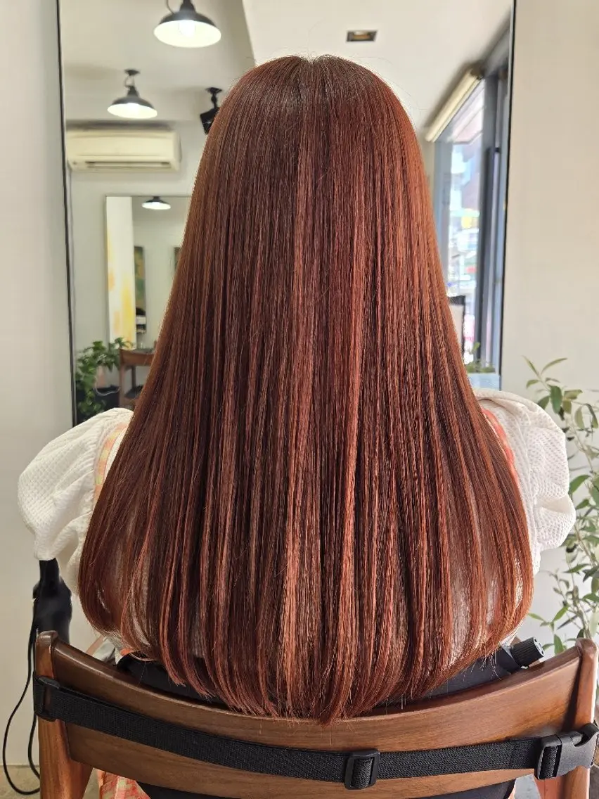 セミロング カット ヘアカラー トリートメント 野村 果音(カノン)のヘアスタイル