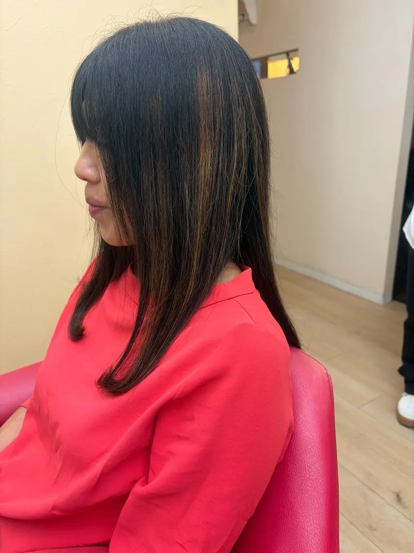 ロング 平野 佑有のヘアスタイル