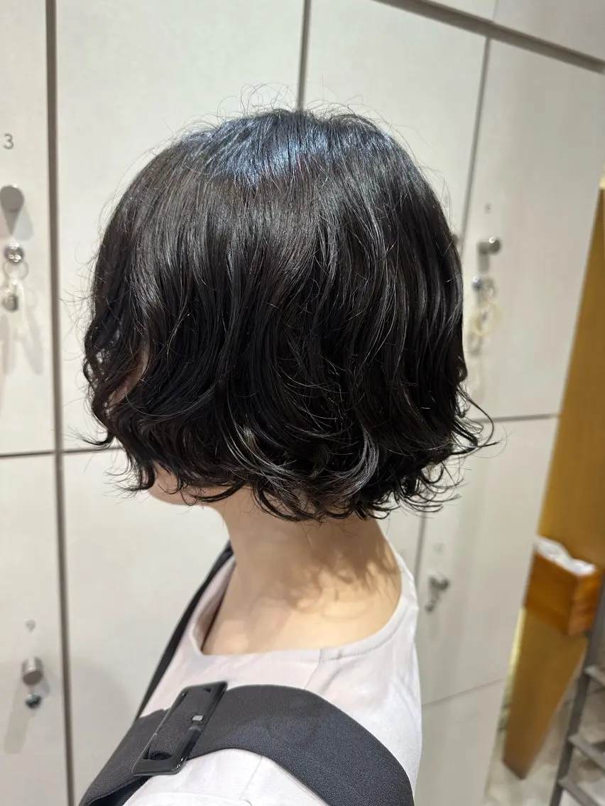 ショート カット パーマ トリートメント 美髪矯正/渡辺 りんのヘアスタイル