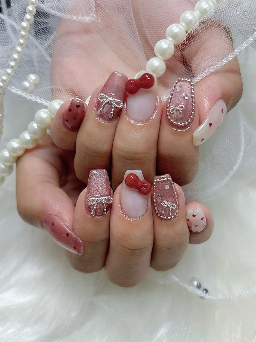 ネイル ハンドネイル ♡Zir nail ゆい 🧸♡のネイルデザイン