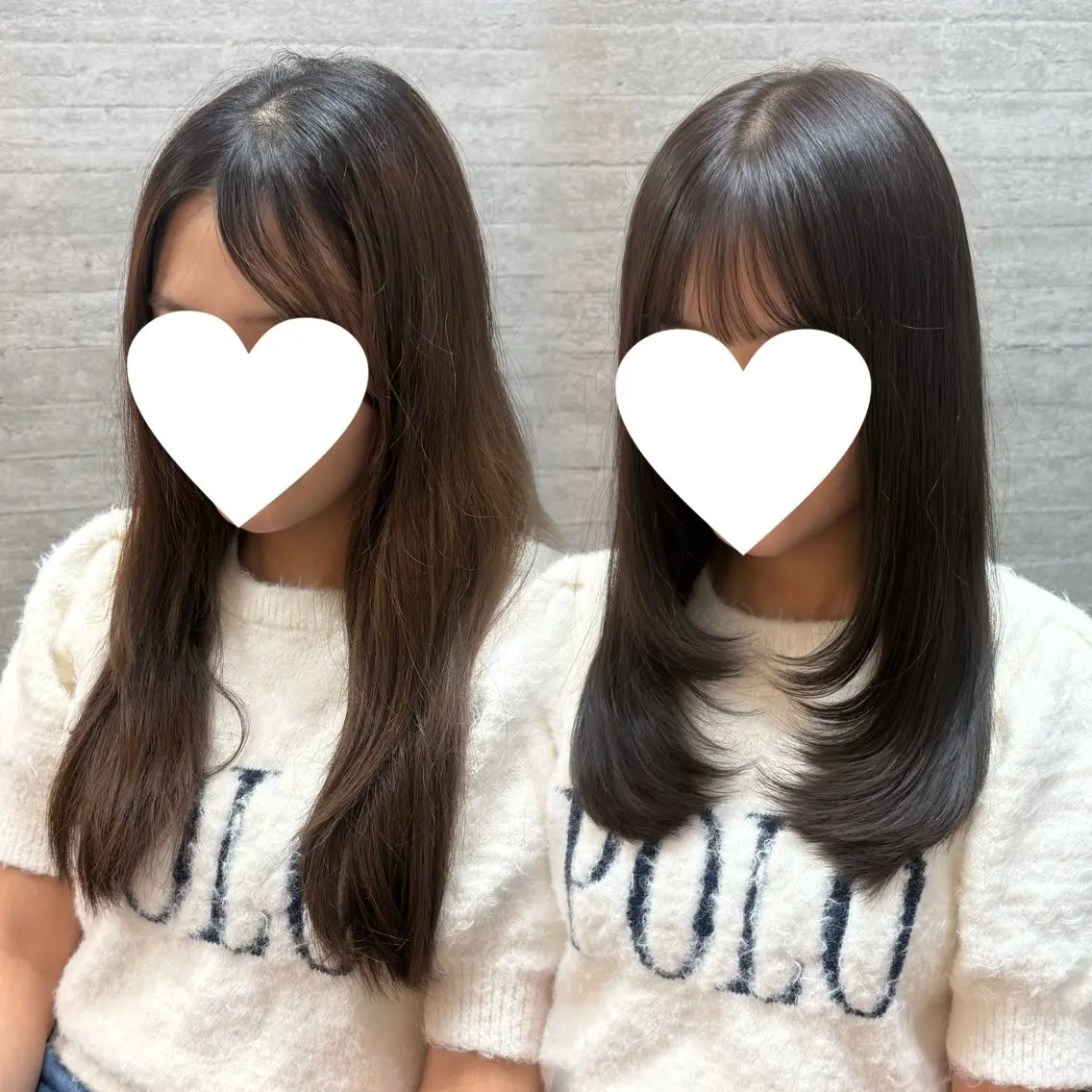 セミロング カラー カット ヘアカラー トリートメント 9月から綾瀬/ 内田志乃のヘアスタイル