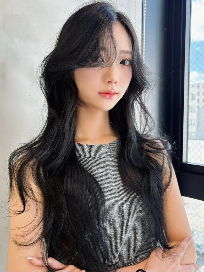 ロング カラー 透明感カラー カット ヘアカラー まさとお洒落 色気個性ヘアのヘアスタイル