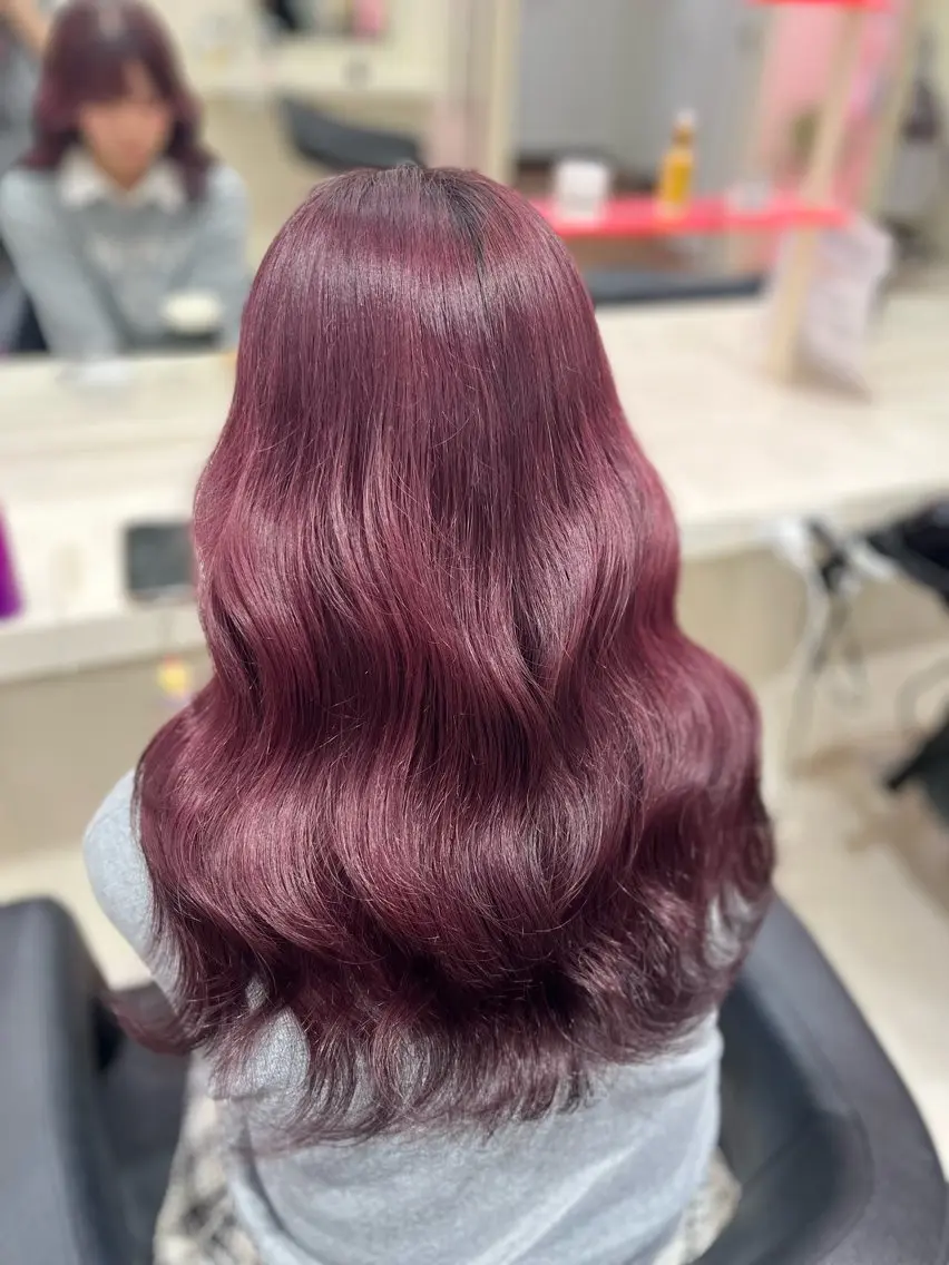 カラー ヘアカラー トリートメント ベージュ・ラベンダー カラー🎀りりのヘアスタイル