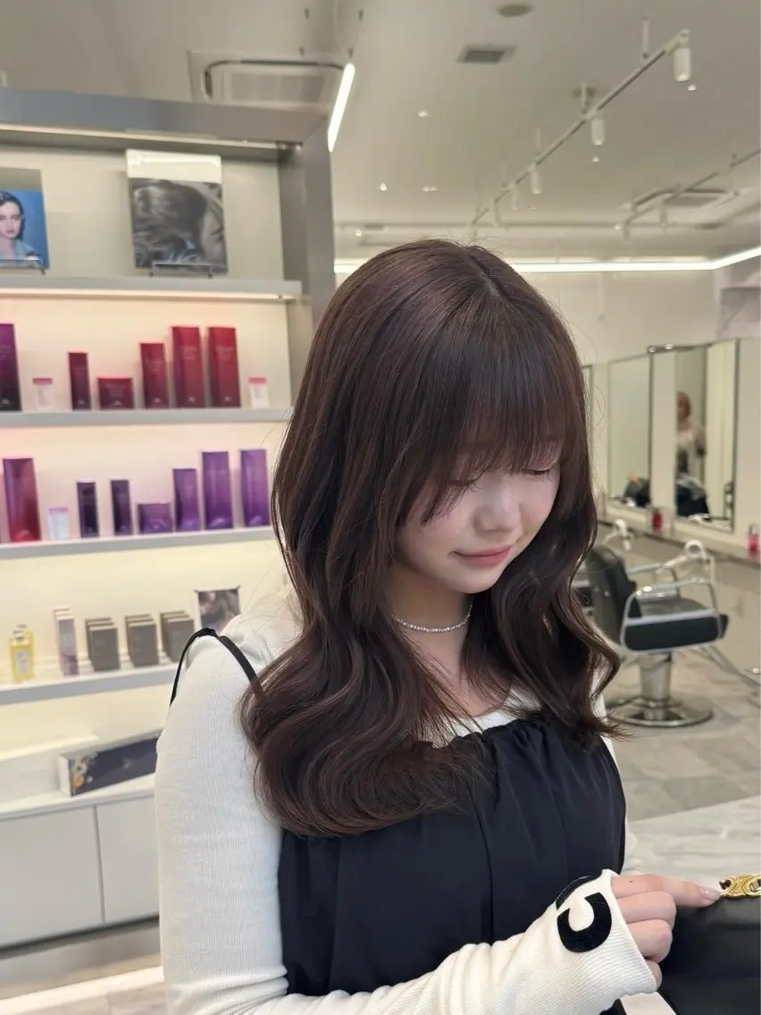 ロング カラー ヘアカラー Parve  Mix 🫧梶川虹のヘアスタイル