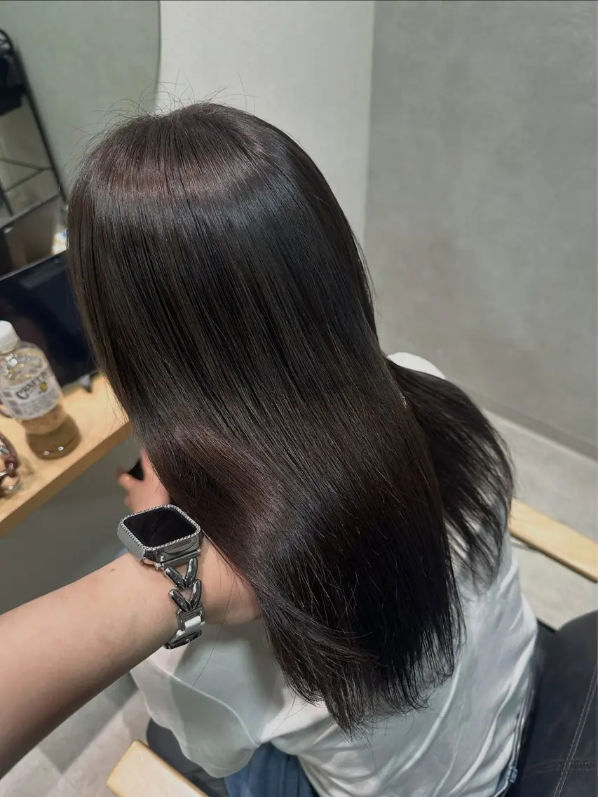 ミディアム 髪質改善 トリートメント ヘアカラー トリートメント 小寺 唯希のヘアスタイル