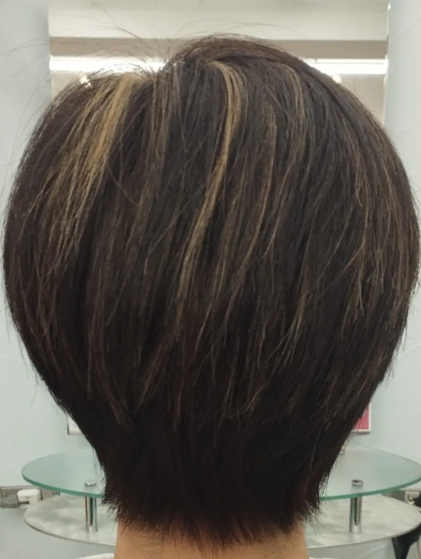 ショート ショートヘア 岩間 千賀子のヘアスタイル