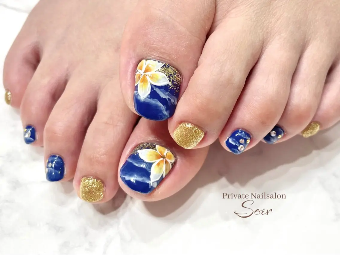 ネイル 持ち込み ハンドネイル nail soirのネイルデザイン