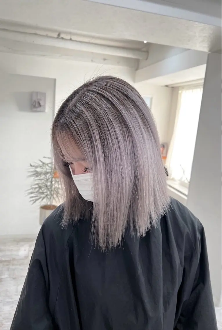ショート カラー バレイヤージュ グレージュ レイヤーカット 指名数No.1 /NAOYAのヘアスタイル