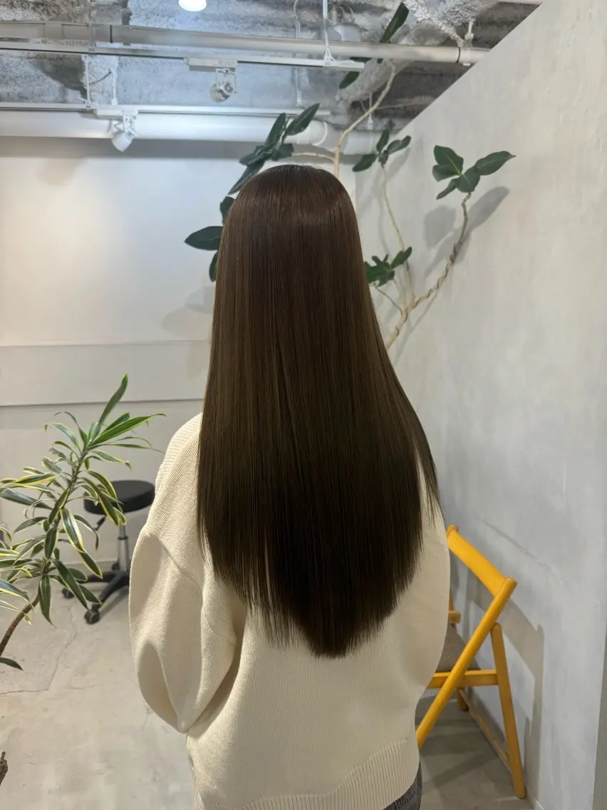 セミロング カット ヘアカラー トリートメント 新宿/顔周りカット +レイヤー=しずく♩のヘアスタイル