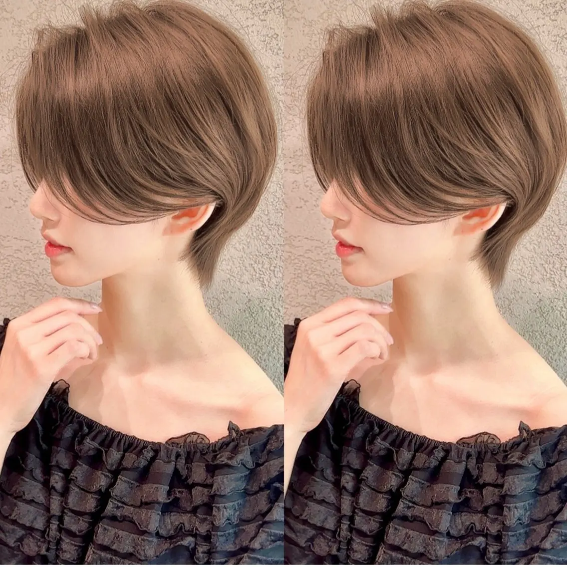 ショート カット ヘアカラー トリートメント 縮毛矯正✨🫧 レイヤー川村利幸のヘアスタイル