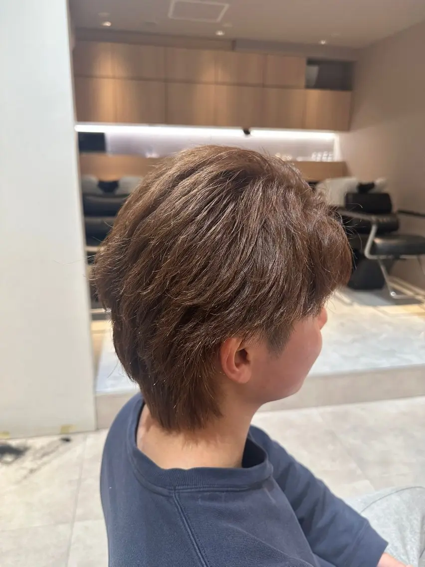 カラー メンズ メンズブリーチ ブリーチ ブラウンカラー ブリーチなしカラー ヘアカラー トリートメント 【パーマの達人】 💎メンズ特化🔥徹のヘアスタイル