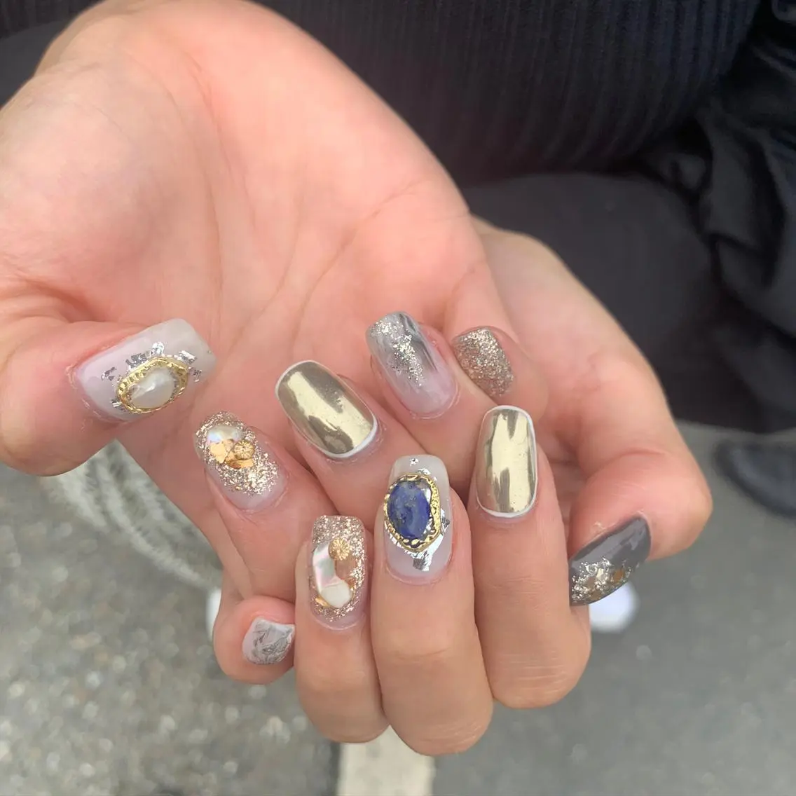 ネイル ハンドネイル 里見 麗のネイルデザイン