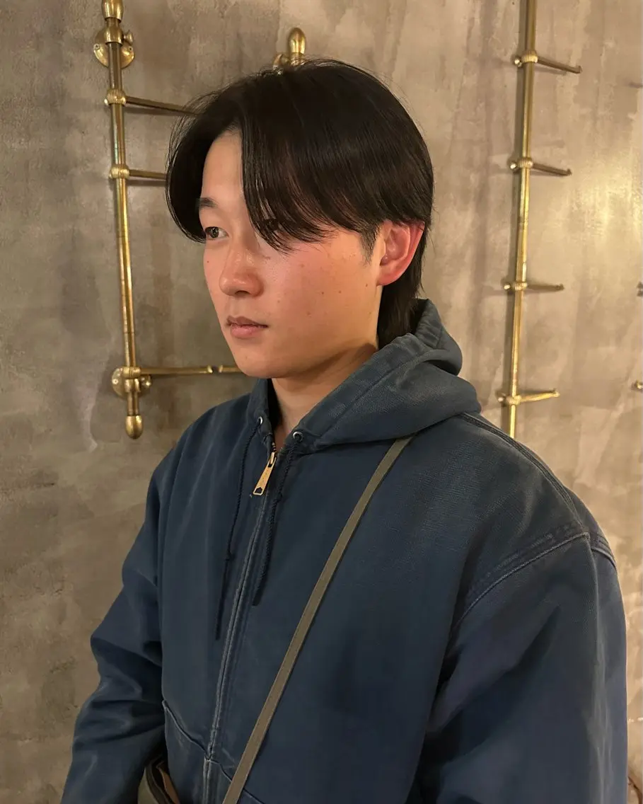 ショート メンズ グランジヘア 無造作ヘアHYUGAのヘアスタイル
