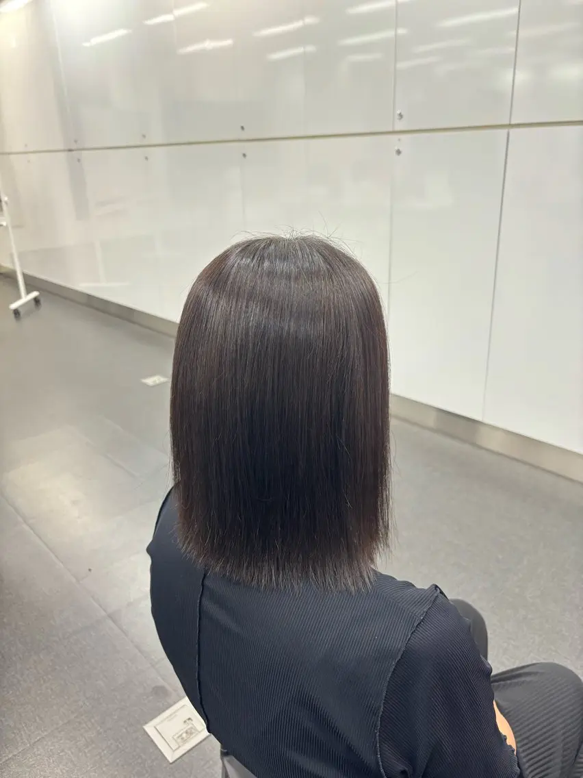 ショート パーマ 縮毛矯正 小林蒼太 梅田モデル募集のヘアスタイル