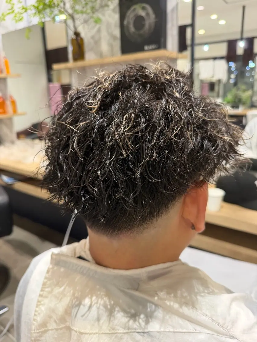 パーマ メンズ 石塚 望空翔のヘアスタイル