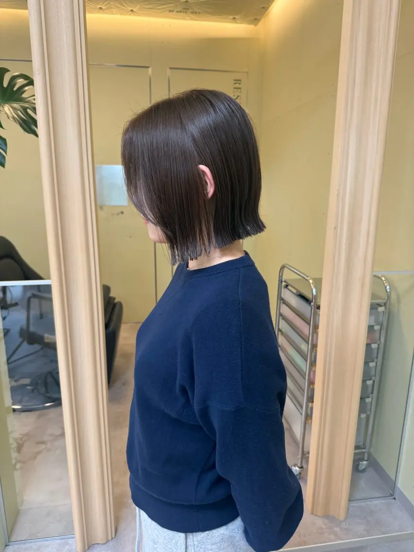 ショート カラー カット ヘアカラー 伶風/ ボブのヘアスタイル