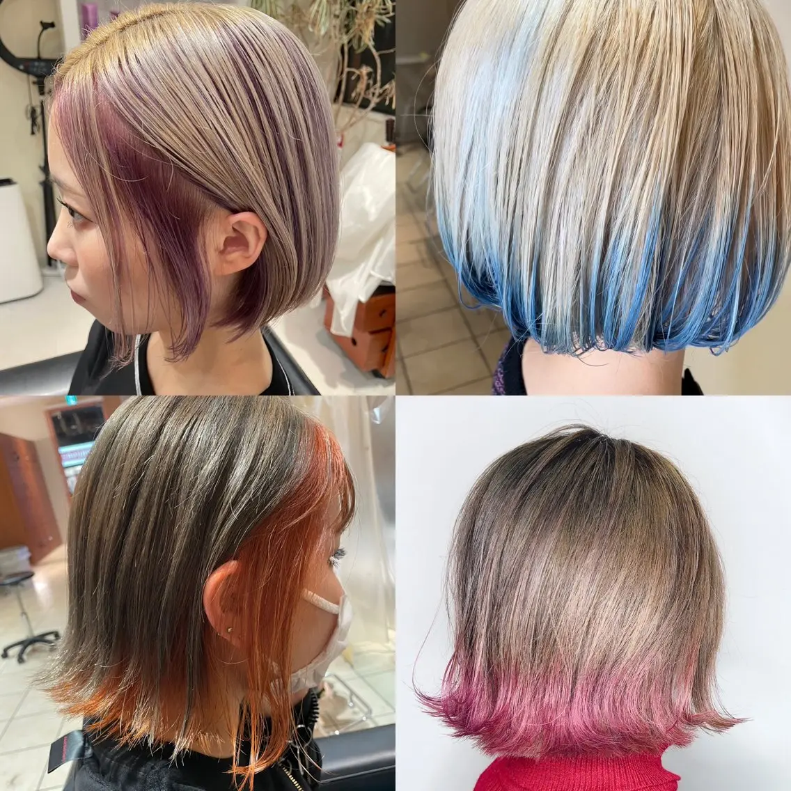 カラー NINE+/代表 ブリーチ特化型サロンのヘアスタイル