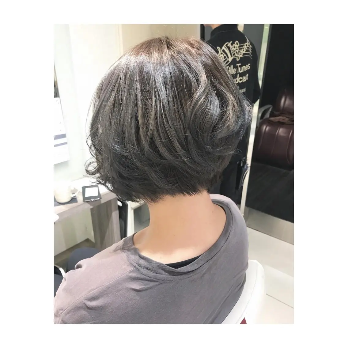 ショート カラー ブリーチ 外国人風カラー 中野 竜介のヘアスタイル