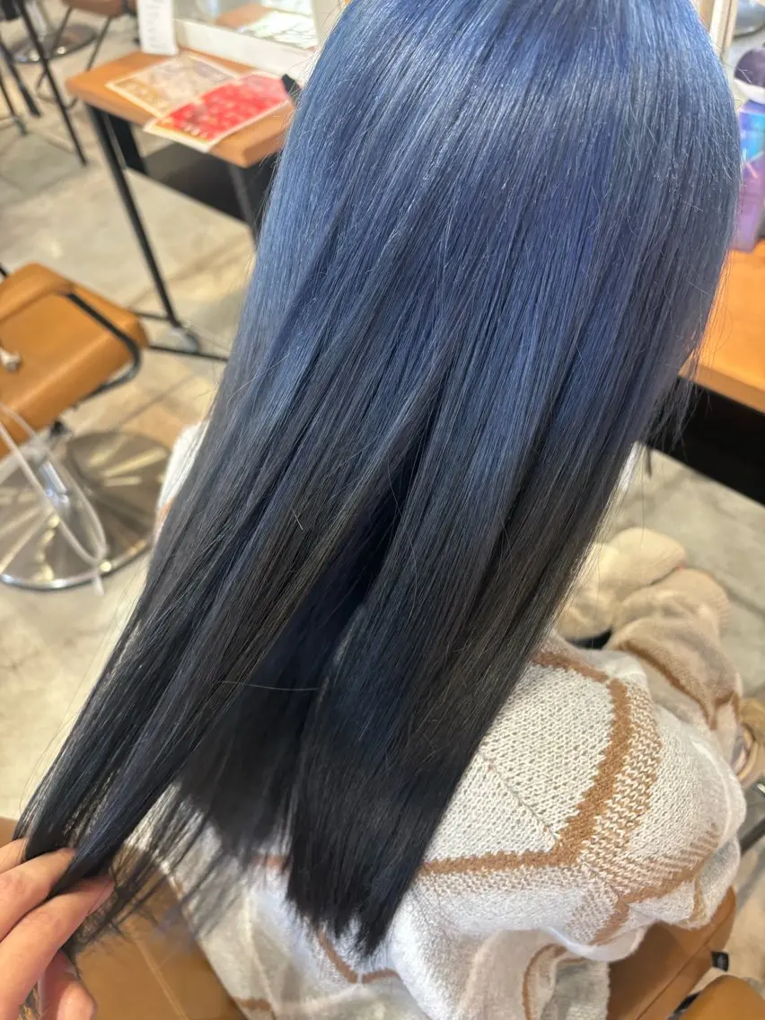 ロング 🇨🇳ハイトーン ワンホン🇰🇷ななのヘアスタイル
